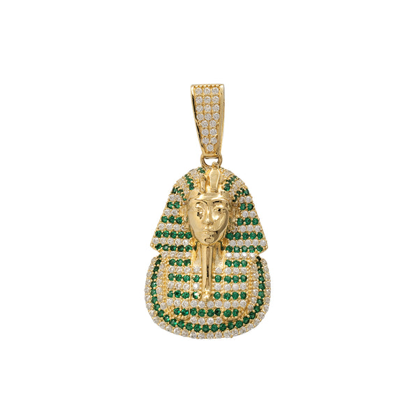 Green Zirconia Pharaoh Pendant (14K)