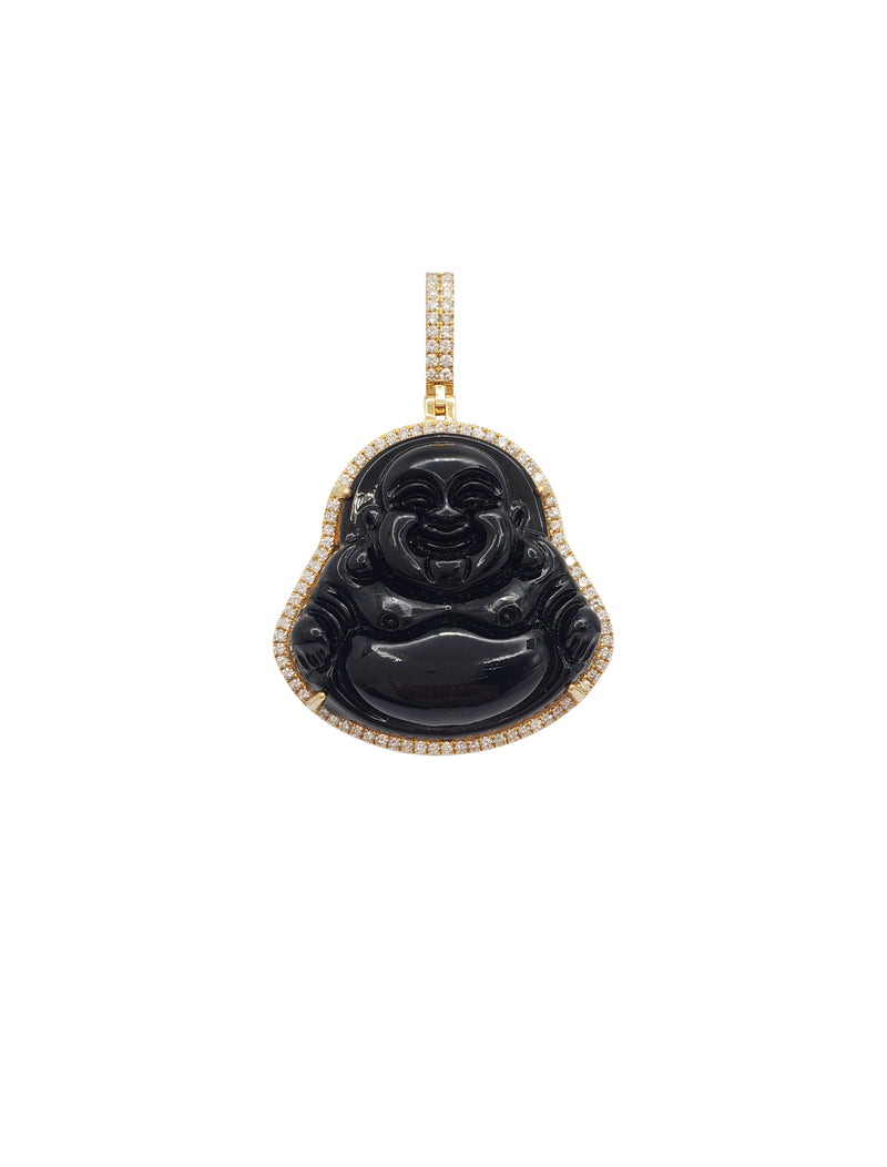 Diamond Buddha  Pendant (14K)