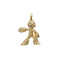 Glossy Mega Man Character Pendant (14K)