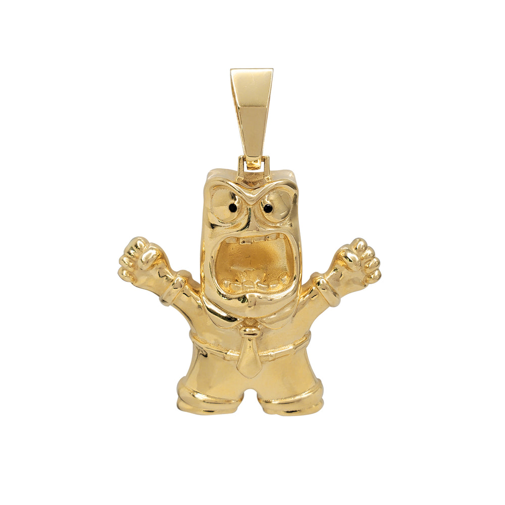 Anger Pendant (14K)