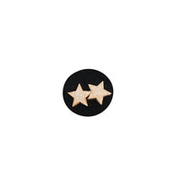 Rose Gold Diamond Star Earrings (14K)