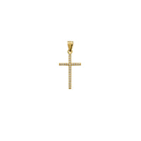 Zirconia Cross Pendant (14K)