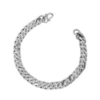 Diamond-Cuts Cuban Bracelet (Platinum)