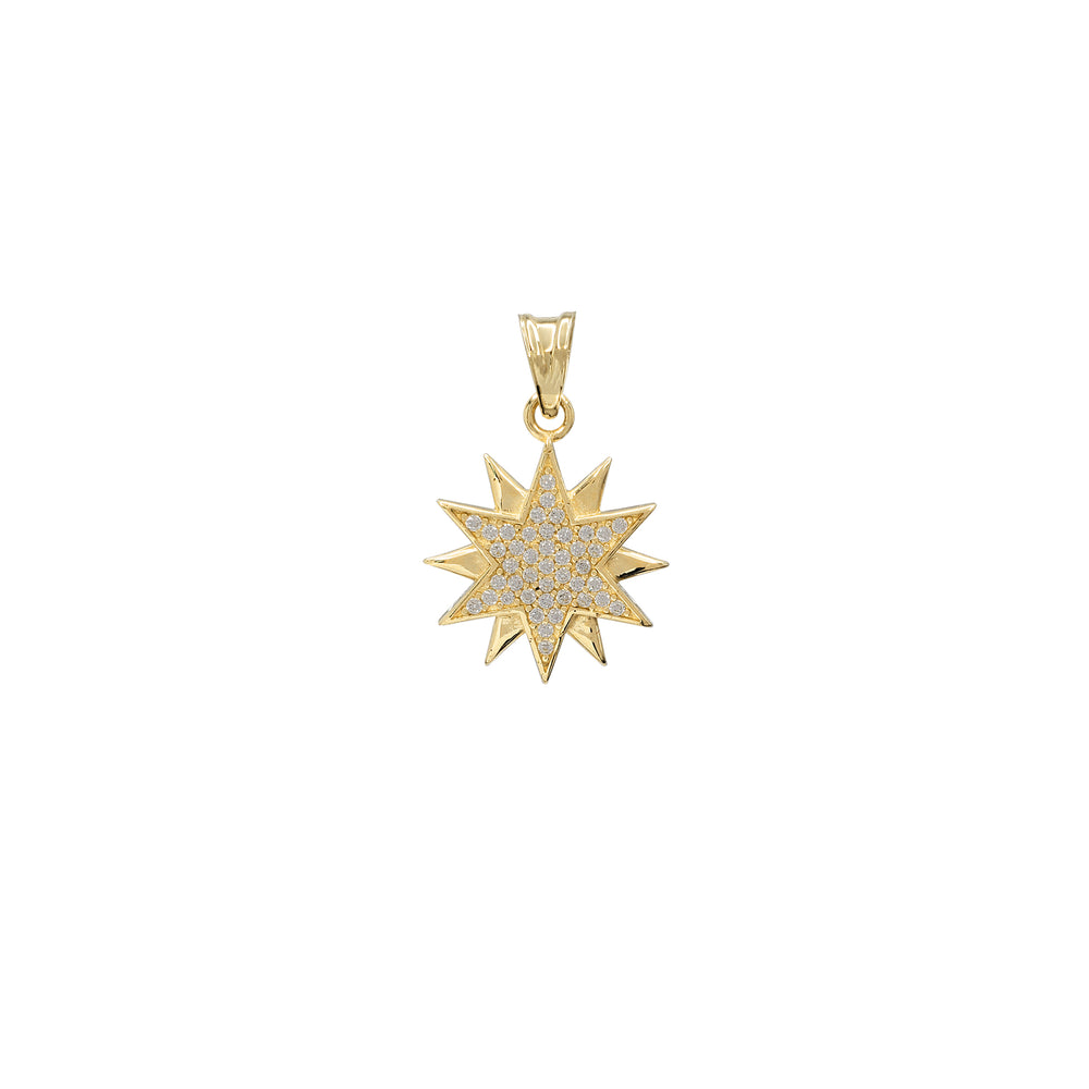 Zirconia North Star Pendant (14K)