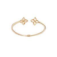 Four Leaf Clover Bangle Bracelet (14K)