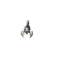 Scorpio Zodiac Textured Pendant (Silver)