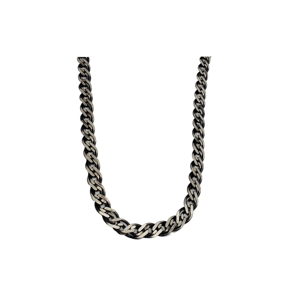Antique Finish Double-Link Chain (Silver)
