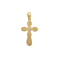 Zirconia Cross Pendant (18K)