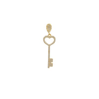 Icy Heart Key Pendant (18K)