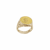 Elizabeth II Coin Ring (14K)