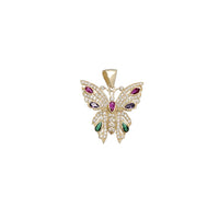 Colorful   Butterfly Pendant (14K)