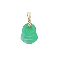 Jade Buddha Pendant (14K)