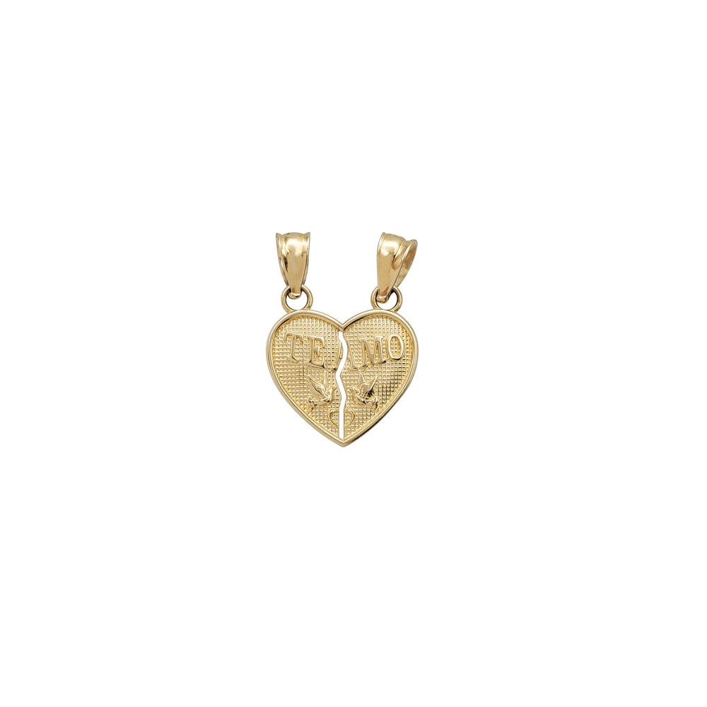 Te Amo Partable Heart Pendant (14K)