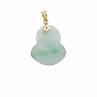 Jade Buddha Pendant (14K)