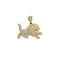 Iced-Out Hyena Pendant (10K)