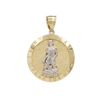 Свети Лазар Моли се за нас Тркалезен приврзок од медалјон (14K)