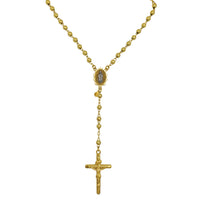 [Tele didan] Wundia Ohùn Meji Màríà INRI Crucifix Rosary Ẹgba (14K)