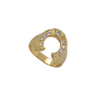 VS Diamond Solid Horseshoe Ring (14K)
