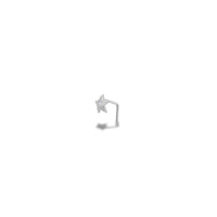 Zirconia yulduzli burun teshigi (14K)