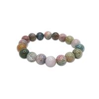 [10.4 mm] Multicolor Agate Beads Bracelet