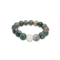 [12.0 mm] Chibangili cha Multicolor Agate Beads