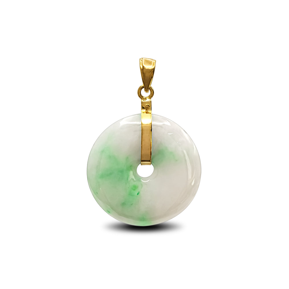[璧] Jade Pi Disc Pendant (14K)