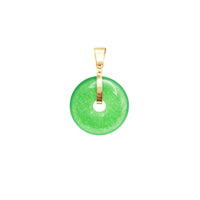 [璧] Jade Pi Disc Pendant (14K)