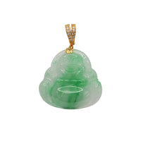 Diamond Jade Pendant (14K)