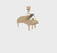 Glossy Grand Piano Pendant (14K)