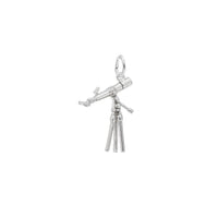 Miniature Sewing Machine Charm Pendant (Silver)