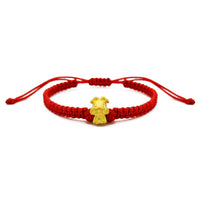 Кішкентай қоянның Zodiac Қызыл ішекті білезігі (24K) - Popular Jewelry - Нью Йорк
