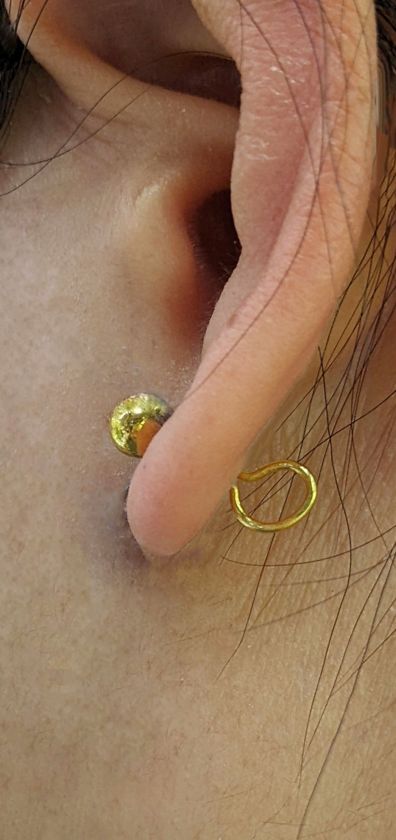Ball Twistable Earring small (24K) preview - Popular Jewelry - New York