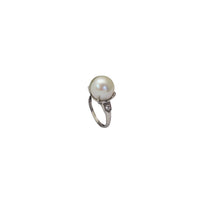 Anello di perle semplici (platino)