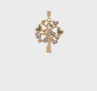 Hearts Tree Pendant (14K) 360 - Popular Jewelry - New York
