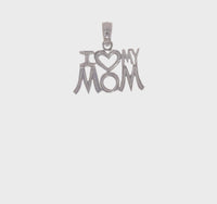 "I Love My Mom" Pendant (14K)