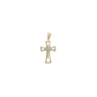 Cross Cz Pendant (14K)