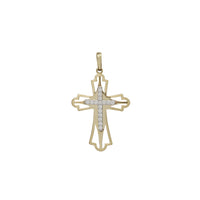 Cross Cz Pendant (14K)