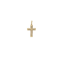 Cross CZ Pendant (14K)