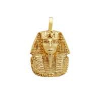 3D Open Back Pharoh Head Pendant (14K) Popular Jewelry New York