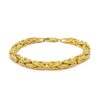 Super/Byzantine Link Bracelet (14K) 14 Karat Yellow Gold, Popular Jewelry New York