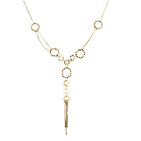 Dangling Loops Fancy Necklace (14K)