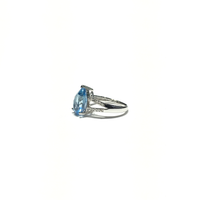 Dekabr Birthstone Teardrop CZ Ring (10K) tərəfi - Popular Jewelry - Nyu-York