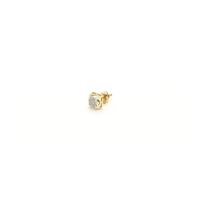 Завушніцы-гваздзікі з дыяментавым купалам (10K) збоку - Popular Jewelry - Нью-Ёрк