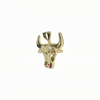 Bull Head CZ Kulon (10K) - Popular Jewelry