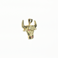 Bull Head CZ Kulon (10K) - Popular Jewelry