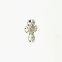 צלב יהלומים אלגנטי (10K) - Popular Jewelry