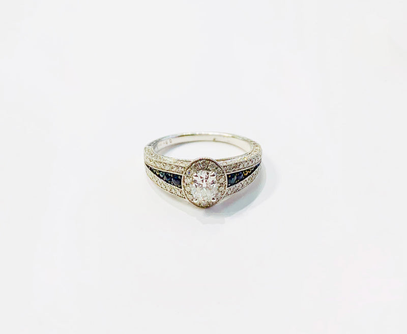 Diamond Double Ring (14K).