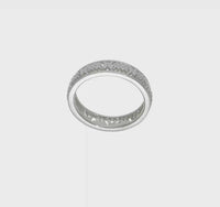 Aquarius Zodiac Sign Band Ring (Silver)