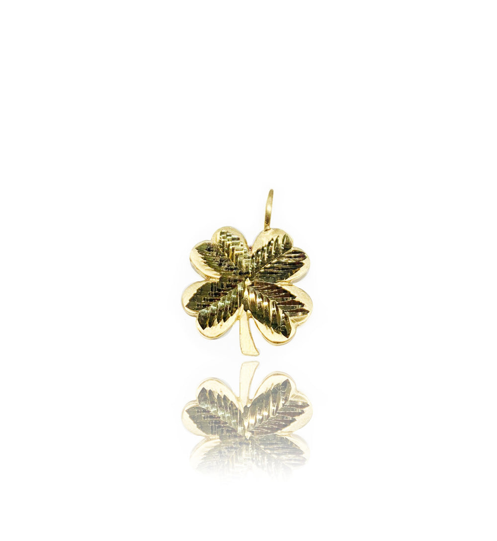 Four Leaf Clover Pendant (14K).