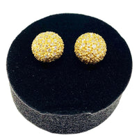 Round diamonds earrings (14K)